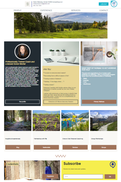 Free websites for ICF members - ICF Events