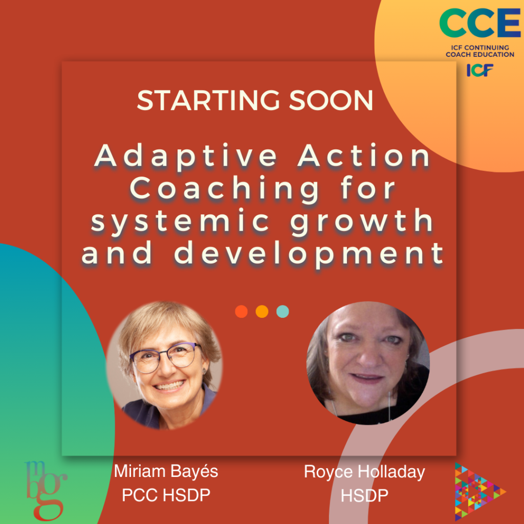 Adaptive Action Coaching for systemic growth and development A Human