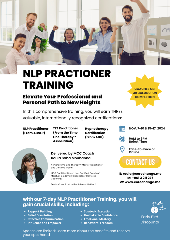 NLP Practitioner Training - ICF Events